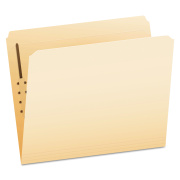 Pendaflex Manila Fastener Folders, Straight Tabs, 1 Fastener, Letter Size, Manila Exterior, 50/Box (FM211)