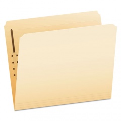 Pendaflex Manila Fastener Folders, Straight Tabs, 1 Fastener, Letter Size, Manila Exterior, 50/Box (FM211)