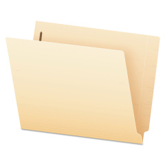Pendaflex Manila End Tab Expanding Fastener Folders, 2-Ply Tabs, 0.75" Expansion, 1 Fastener, Letter Size, Manila Exterior, 50/Box (H10U1)