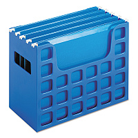 Pendaflex Desktop File With Hanging Folders, Letter Size, 6" Long, Blue (PFX23011)