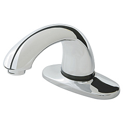 Rubbermaid Commercial Milano AutoFaucet, 4" Center Set, Polished Chrome (RCP1818967)