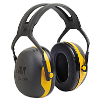 3M PELTOR X2 Earmuffs, 24 dB NRR, Yellow/Black (MMMX2A)