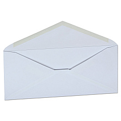 Office Impressions White Envelope, #10, Commercial Flap, Gummed Closure, 4.13 x 9.5, White, 500/Box (OFF82292)
