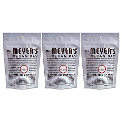 Mrs. Meyer's Automatic Dish Detergent, Lavender, 12.7 oz Pack, 20/Pack, 6 Packs/Carton (SJN306685)