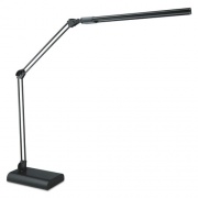 Alera Adjustable LED Desk Lamp, 3.25w x 6d x 21.5h, Black (LED908B)