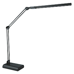 Alera Adjustable LED Desk Lamp, 3.25w x 6d x 21.5h, Black (ALELED908B)