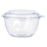 Dart Tamper-Resistant, Tamper-Evident Bowls with Dome Lid, 16 oz, 5.5" Diameter x 3.1"h, Clear, Plastic, 240/Carton (CTR16BD)
