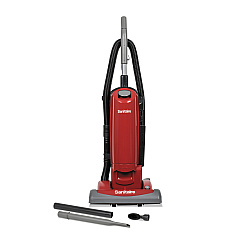 Sanitaire FORCE QuietClean Upright Vacuum SC5815D, 15" Cleaning Path, Red (EURSC5815E)