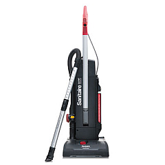 Sanitaire MULTI-SURFACE QuietClean Two-Motor Upright Vacuum, 13" Cleaning Path, Black (EURSC9180D)