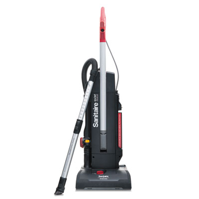 Sanitaire MULTI-SURFACE QuietClean Two-Motor Upright Vacuum, 13" Cleaning Path, Black (EURSC9180D)