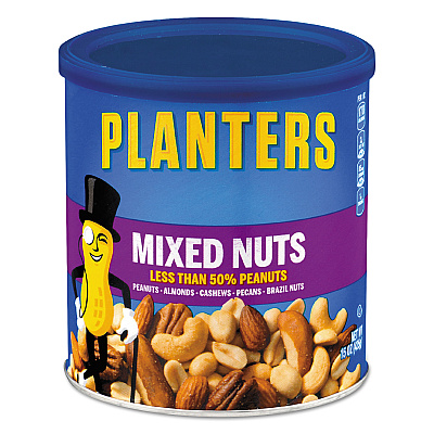 Planters Mixed Nuts, 15 oz Can (PTN01670)