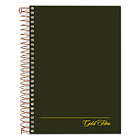 Ampad Gold Fibre Personal Notebooks, 1-Subject, Medium/College Rule, Classic Green Cover, (100) 7 x 5 Sheets (TOP20801)
