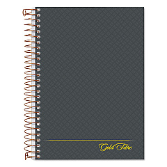 Ampad Gold Fibre Personal Notebooks, 1-Subject, Medium/College Rule, Designer Gray Cover, (100) 7 x 5 Sheets (TOP20803)