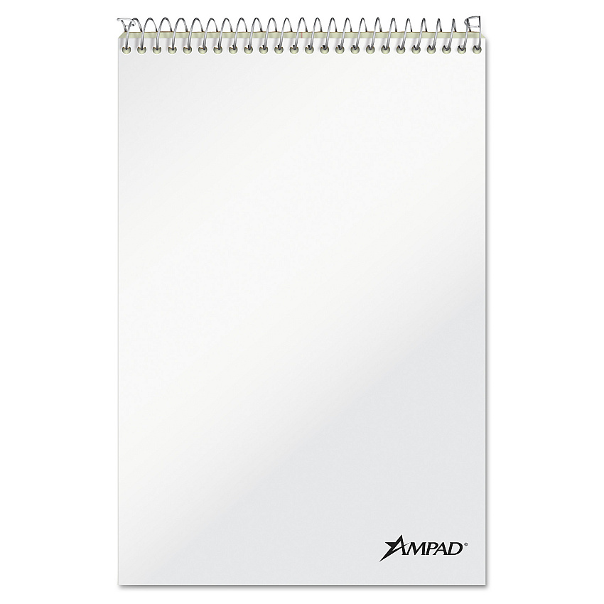 Ampad Steno Pads, Gregg Rule, Green Cover, 80 Green-Tint 6 x 9 Sheets, 6/Pack (TOP25278)