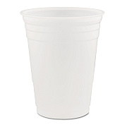 Dart SOLO Party Plastic Cold Drink Cups, 16 oz, 50/Sleeve, 20 Sleeves/Carton (DCCP16)