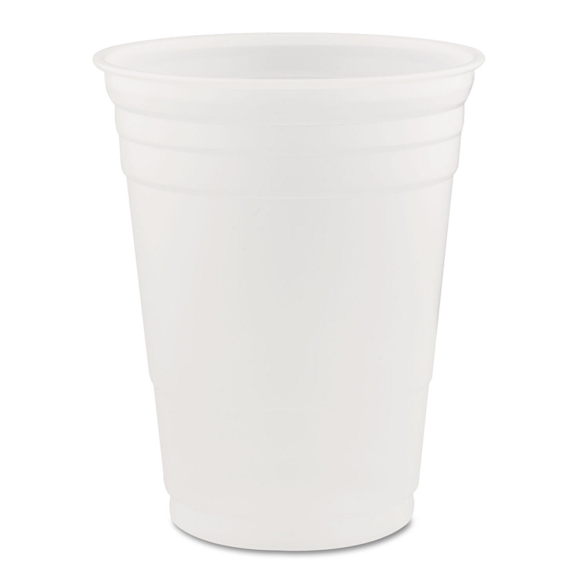 Dart SOLO Party Plastic Cold Drink Cups, 16 oz, 50/Sleeve, 20 Sleeves/Carton (DCCP16)