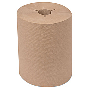 Tork Universal Hand Towel Roll, Notched, 1-Ply, 8" x 550 ft, Natural, 6 Roll/Carton (TRK8631060)