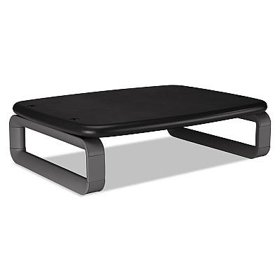 Kensington Monitor Stand with SmartFit, For 24" Monitors, 15.5" x 12" x 3" to 6", Black/Gray, Supports 80 lbs (KMW60089)