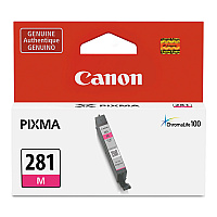 Canon 2089C001 (CLI-281) ChromaLife100+ Ink, 233 Page-Yield, Magenta