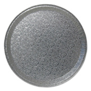 Durable Packaging Aluminum Cater Trays, Flat Tray, 16" Diameter x 0.81"h, Silver, 50/Carton (16FT)