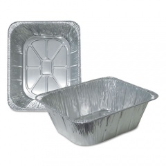 Durable Packaging Aluminum Steam Table Pans, Half-Size Extra Deep195 oz., 4.19" Deep, 10.31 x 12.69, 100/Carton (4288100)