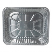 Durable Packaging Aluminum Steam Table Pans, Half-Size Deep120 oz., 2.56" Deep, 10.38 x 12.75, 100/Carton (6132100)