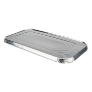 Durable Packaging Aluminum Steam Table Lids, Fits One-Third Size Pan, 6.56 x 12.69, 100/Carton (8500100)