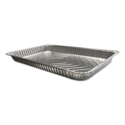 Durable Packaging Aluminum Steam Table Pans, Full-Size Shallow175 oz., 1.69" Deep,12.81 x 20.75, 50/Carton (770070)