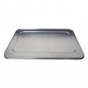 Durable Packaging Aluminum Steam Table Lids, Fits Heavy Duty Full-Size Pan, 12.88 x 20.81 x 0.63, 50/Carton (890050)