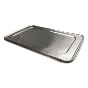 Durable Packaging Aluminum Steam Table Lids, Fits Full-Size Pan, 12.88 x 20.81 x 0.63, 50/Carton (890050XX)