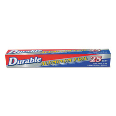 Durable Packaging Standard Aluminum Foil Roll, 12" x 25 ft, 35/Carton (9202535)