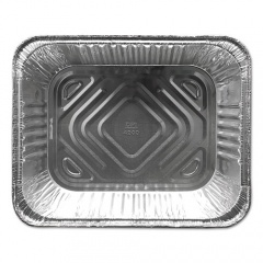 Durable Packaging Aluminum Steam Table Pans, Half-Size Deep120 oz., 2.56" Deep, 10.38 x 12.75, 100/Carton (FS4200XX)