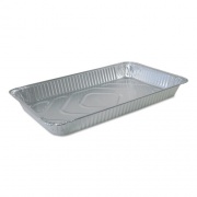 Durable Packaging Aluminum Steam Table Pans, Full-Size Medium228 oz., 2.19" Deep, 12.81 x 20.75, 50/Carton (FS780070)