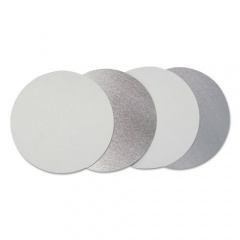 Durable Packaging Flat Board Lids, For 7" Round Containers, Silver, Paper, 500 /Carton (L270500)