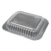 Durable Packaging Dome Lids for 1 lb Oblong Containers, 5.13 x 4.13, Clear, 1,000/Carton (P2201000)