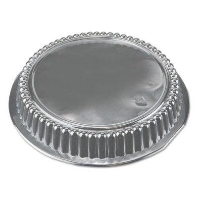 Durable Packaging Dome Lids for 7" Round Containers, 7" Diameter, Clear, Plastic, 500/Carton (P270500)