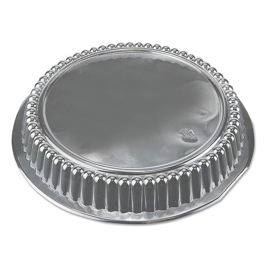 Durable Packaging Dome Lids for 7" Round Containers, 7" Diameter, Clear, Plastic, 500/Carton (DPKP270500)