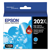 Epson T202XL220-S (202XL) Claria High-Yield Ink, 470 Page-Yield, Cyan