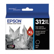 Epson T312XL120-S (312XL) Claria High-Yield Ink, 500 Page-Yield, Black