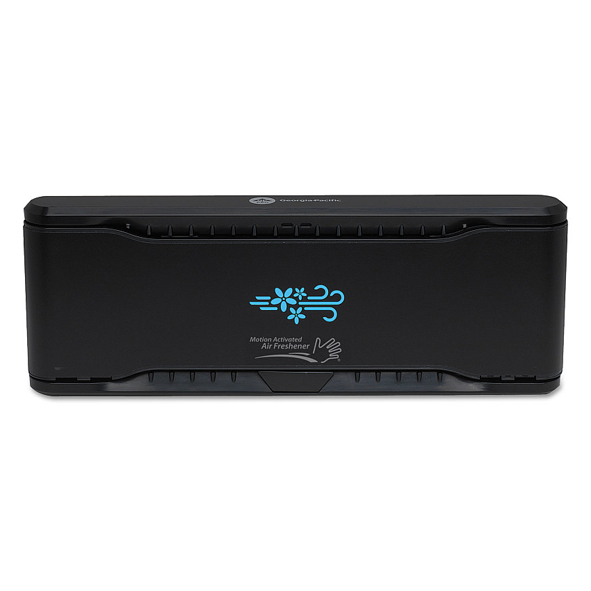 Georgia Pacific Professional Activeaire Automated In-Stall Freshener Dispenser, 9.5" X 1.17" X 3.5", Black (56768)