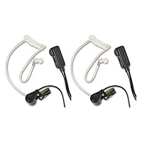 Midland AVPH3 Monaural Behind The Ear Headset, Clear, 2/Pack