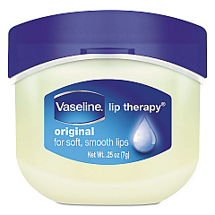Vaseline Lip Therapy, Original, 0.25 oz, Plastic Flip-Top Container (UNI20677EA)