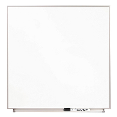 Quartet Matrix Magnetic Boards, 23 x 23, White Surface, Silver Aluminum Frame (QRTM2323)