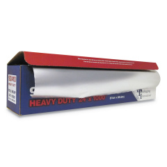 Durable Packaging Heavy-Duty Aluminum Foil Roll, 24" x 1,000 ft (92410)