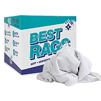 W54 Hand Towel Size Terry Wipers White 10lb Box (N-W54-10)