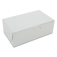 SCT White One-Piece Non-Window Bakery Boxes, 6.25 x 3.75 x 2.13, White, Paper, 250/Bundle (SCH0911)
