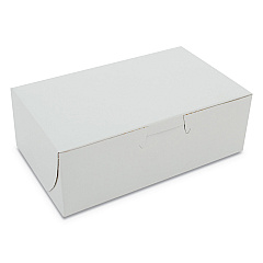 SCT White One-Piece Non-Window Bakery Boxes, 6.25 x 3.75 x 2.13, White, Paper, 250/Bundle (SCH0911)