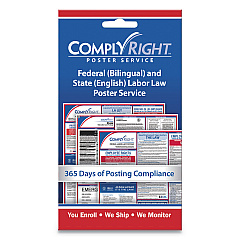 ComplyRight Labor Law Poster Service, "State Labor Law", 4 x 7 (COS098434)
