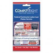 ComplyRight Labor Law Poster Service, "Federal Contractor Labor Law", 4 x 7 (098435)