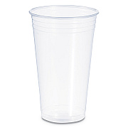 Dart Conex ClearPro Plastic Cold Cups, 24 oz, 50/Bag, 12 Bags/Carton (DCC24PX)